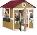 Wooden Playhouse with Windows and Door