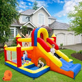 Inflatable Bounce House with Splash Pool and Tunnel