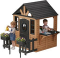 Wooden Outdoor Playhouse for Kids