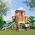 Wooden Outdoor Playhouse for Kids