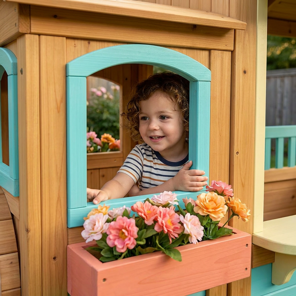 Pastel Railway Treat Train Garden Playset