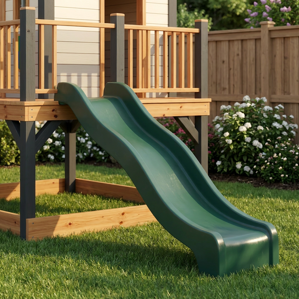 Little Knights Castle Playset with Green Slide