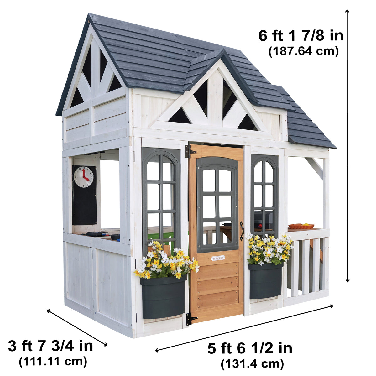 Outdoor Playhouse with Magnetic Details