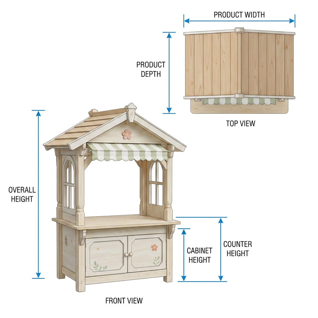 Flower Shop Outdoor Playhouse for Kids