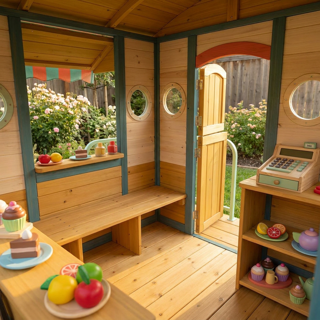 Treat Wagon Garden Playhouse for Kids