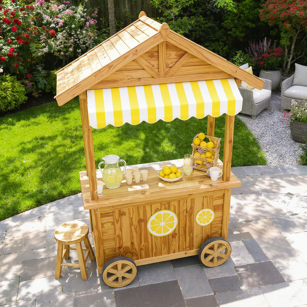 Lemonade Stand Garden Playhouse for Kids