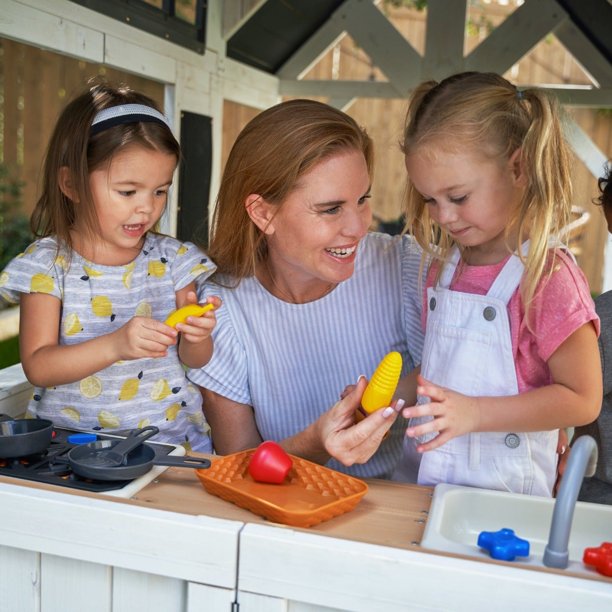 Outdoor Playhouse with Magnetic Details