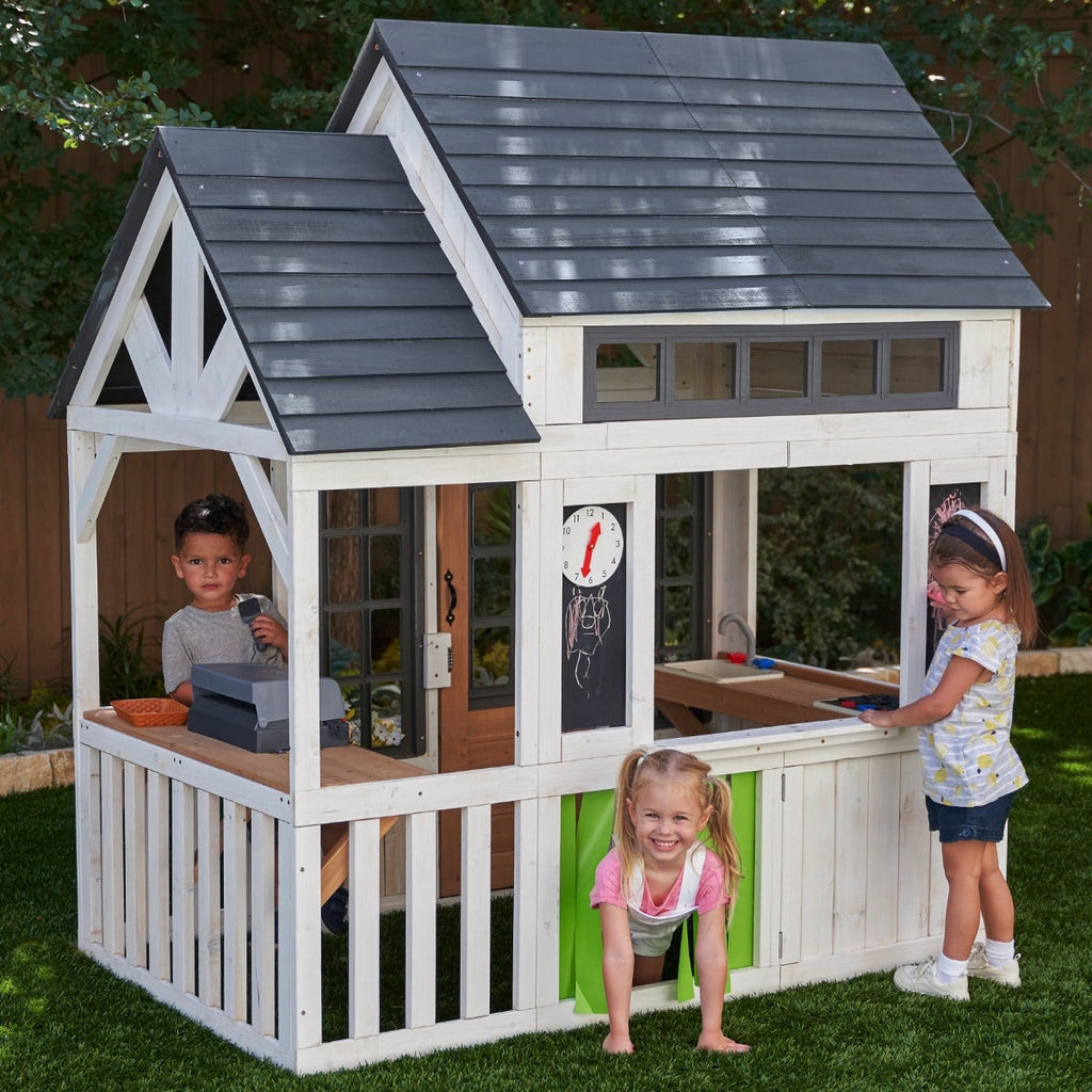 Outdoor Playhouse with Magnetic Details