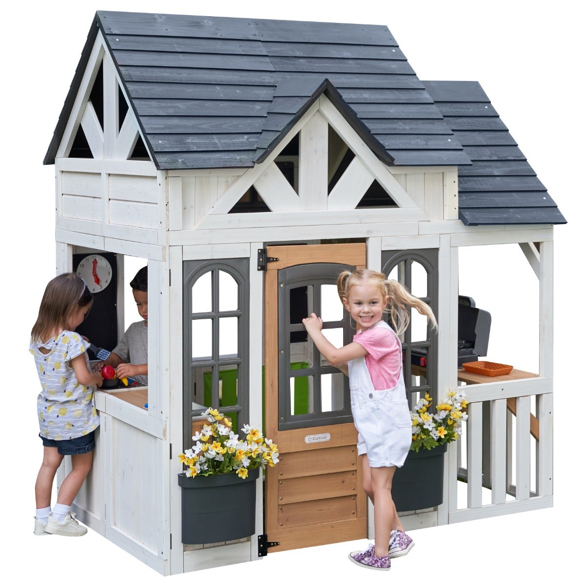 Outdoor Playhouse with Magnetic Details